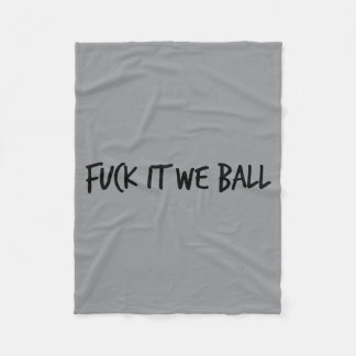 Vergiss es, wir ballen Baseballspieler Baseball Fleecedecke