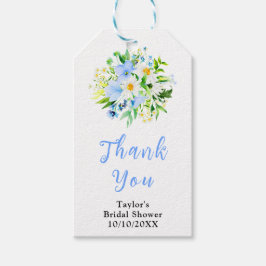 Vergiss-Me-Nots Floral Brautparty Vielen Dank Geschenkanhänger