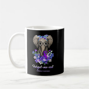 Vergiss mich nicht Alzheimer's Awareness Elephant  Kaffeetasse