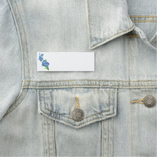 Vergiss mich nicht, Aquarellgarten Blumengarten Namensschild