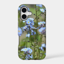 Vergiss mich nicht Blue Floral Phone Case