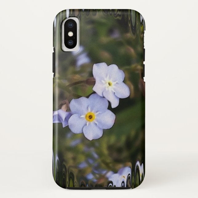 Vergiss mich nicht Blume Case-Mate iPhone Hülle (Rückseite)