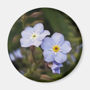 Vergiss mich nicht Blume Magnet