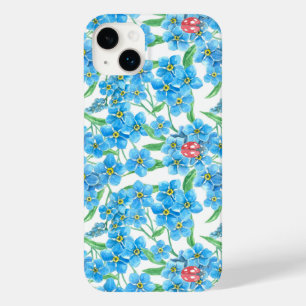 Vergiss mich nicht Blume und Ladybugs Samsung Gala Case-Mate iPhone 14 Plus Hülle