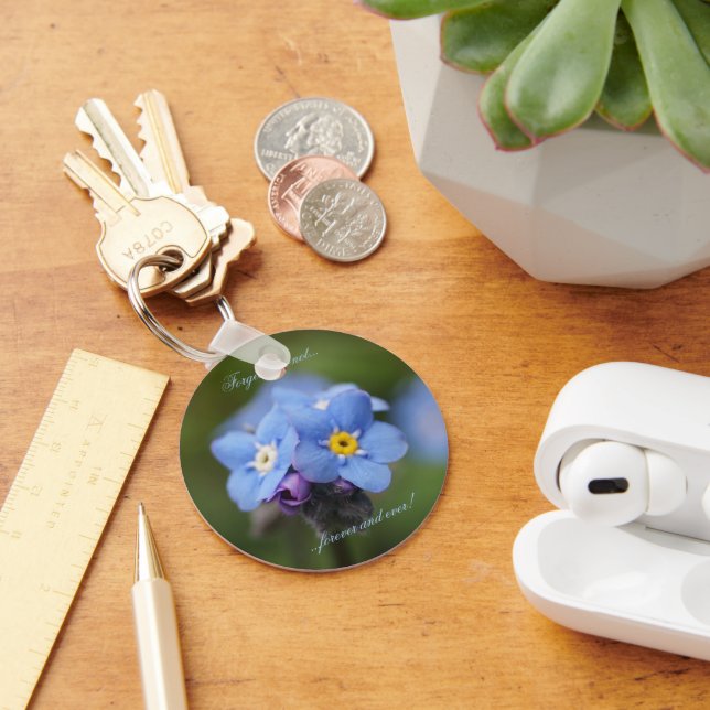 Vergiss mich nicht für immer und immer! schlüsselanhänger (Schreibtisch)