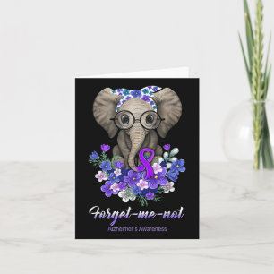 Vergiss mich nicht, Heimers Awareness Elephant Blu Karte