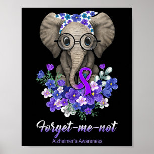Vergiss mich nicht, Heimers Awareness Elephant Blu Poster