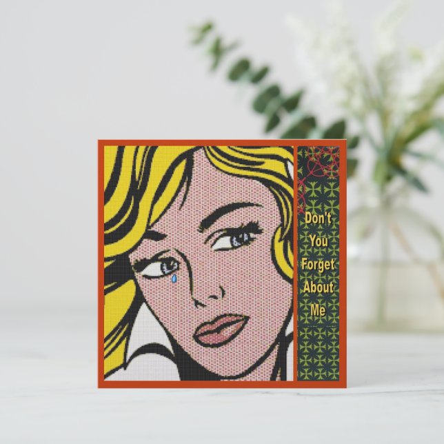 Vergiss nicht 1 Einladung (Stehend Vorderseite)