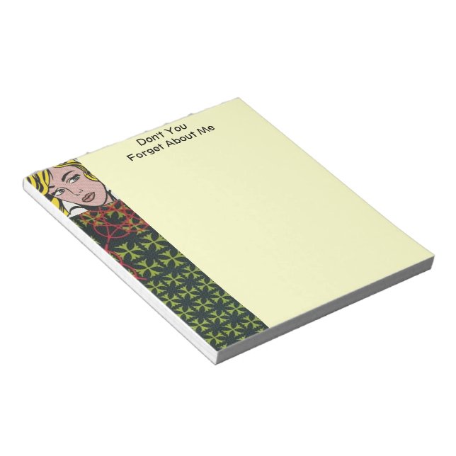 Vergiss nicht 1 notizblock (angewinkelt)