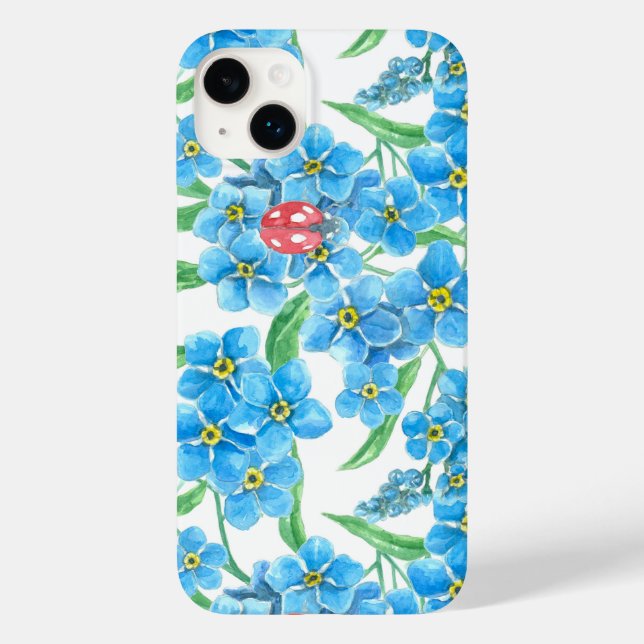 Vergiss nicht, dass ich kein nahtloses Blumenmuste Case-Mate iPhone Hülle (Rückseite)