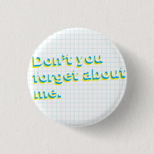 Vergiss nicht, dass ich Retro-Flair bin Button