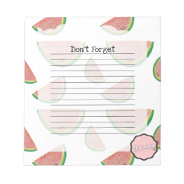 Vergiss nicht, Kawaii Watermelon Notizblock