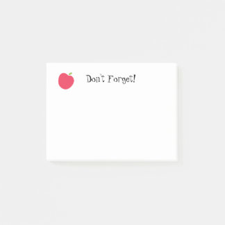 Vergiss nicht post-it klebezettel