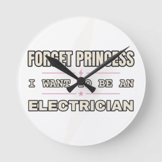 Vergiss Prinzessin, Elektrikerin — Wanduhr