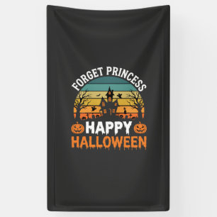 Vergiss Prinzessin Happy Halloween Spukhaus Desi Banner