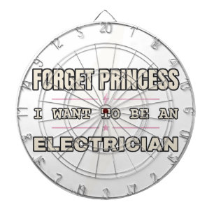 Vergiss Prinzessin, werde Elektrikerin — Dartboard Dartscheibe