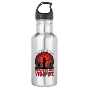 Vergiss Prinzessin Will Vampire Halloween_1 Edelstahlflasche