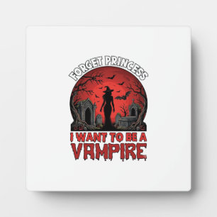 Vergiss Prinzessin Will Vampire Halloween_1 Fotoplatte