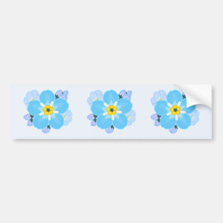 Vergissmeinnicht-Blume Autoaufkleber