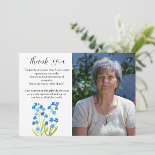 Vergissmeinnicht-Blumen-Trauer-Tod-Danke  Einladung