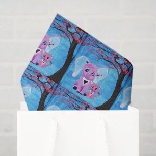 Vergissmeinnicht Süßer Elefant Katze Kirschblüten  Seidenpapier