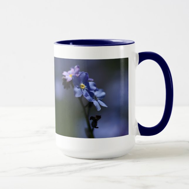 Vergissmeinnicht-Tasse 3 Tasse (Rechts)