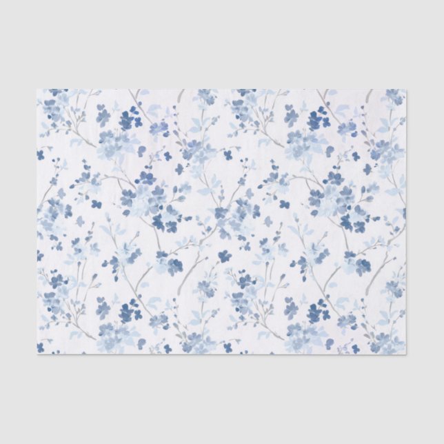 Vergissmeinnicht-Tissue-Papier Seidenpapier (Vorderseite)