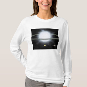 Vergleich der Größe eines hypergiant Sternes T-Shirt
