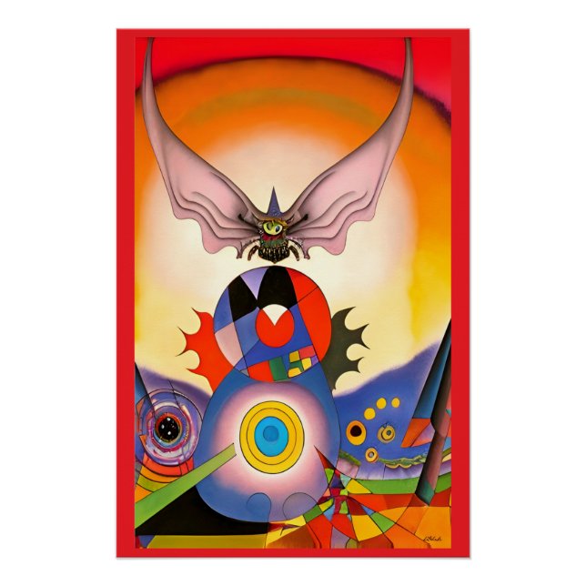 Vergnügen des Flatternden Poster (Vorderseite)