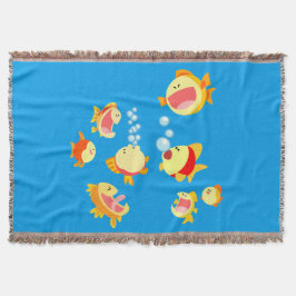 Vergnügen im Fischtank (Cartoon Fisch) Kehllendeck Decke