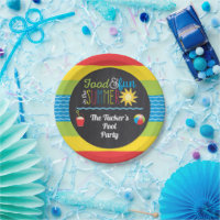 Vergnügen im Sun Pool Party Farbenfrohe Tafel