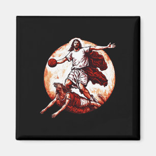 Vergnügen Jesus überquert den Christlichen Teufel Magnet