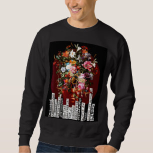 Vergnügen Originale Blumenwelt Kunstwerk Sweatshirt