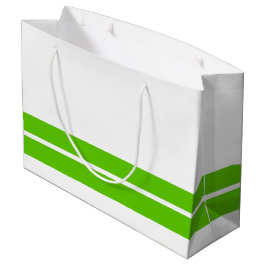 Vergnügen Tropische Limone Unterkante Streifen auf Große Geschenktüte