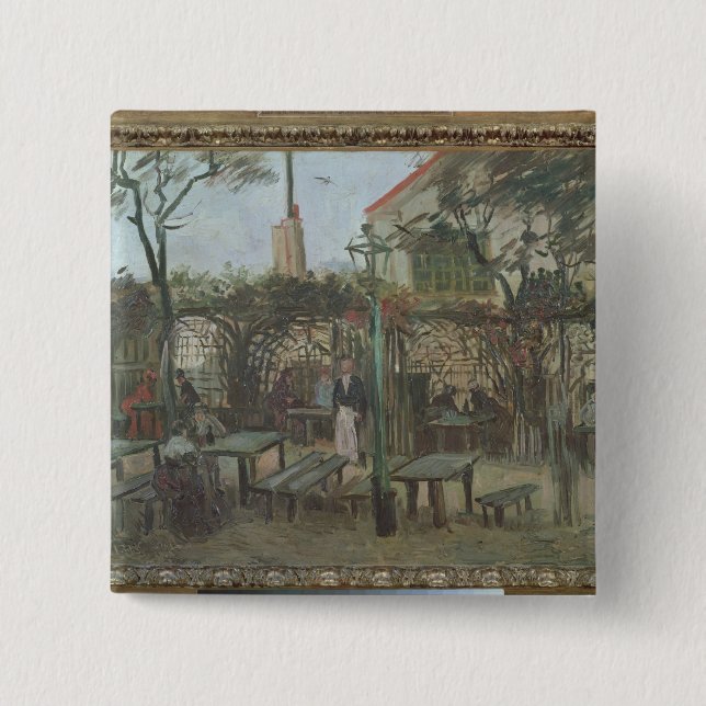 Vergnügens-Gärten Vincent van Goghs | bei Button (Vorderseite)