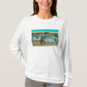 Vergnügens-Pier und Sun-Wohnzimmer T-Shirt
