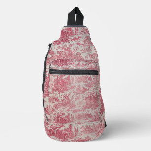 Vergnügungen des Bauernhofs 18. Cent. Toile Crossbody Bag
