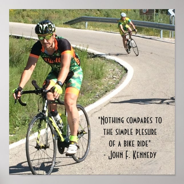 Vergnügungen eines Radsports Poster (Vorne)