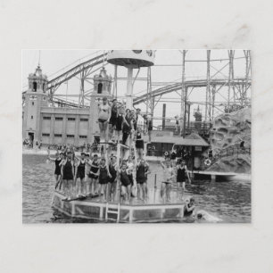 Vergnügungspark Bronx, 1920er Jahre Postkarte