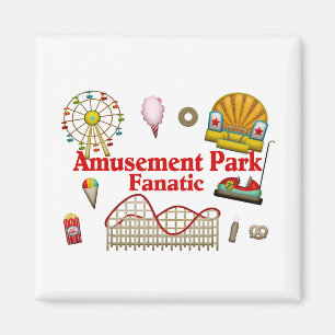 Vergnügungspark-Fanatiker Magnet