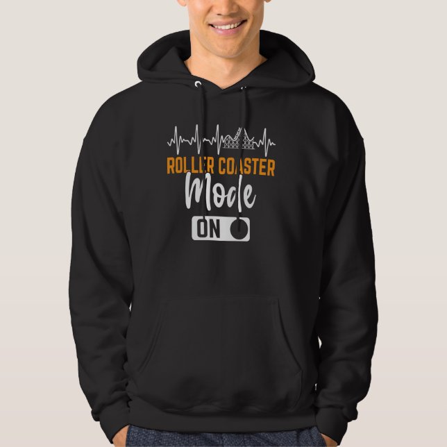 Vergnügungspark Funny Roller Untersetzer Vintages  Hoodie (Vorderseite)