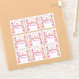 Vergnügungspark Geburtstag Aufkleber