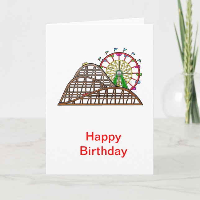 Vergnügungspark Karte (Vorderseite)