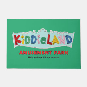 Vergnügungspark Kiddieland im Melrose Park, IL Fußmatte