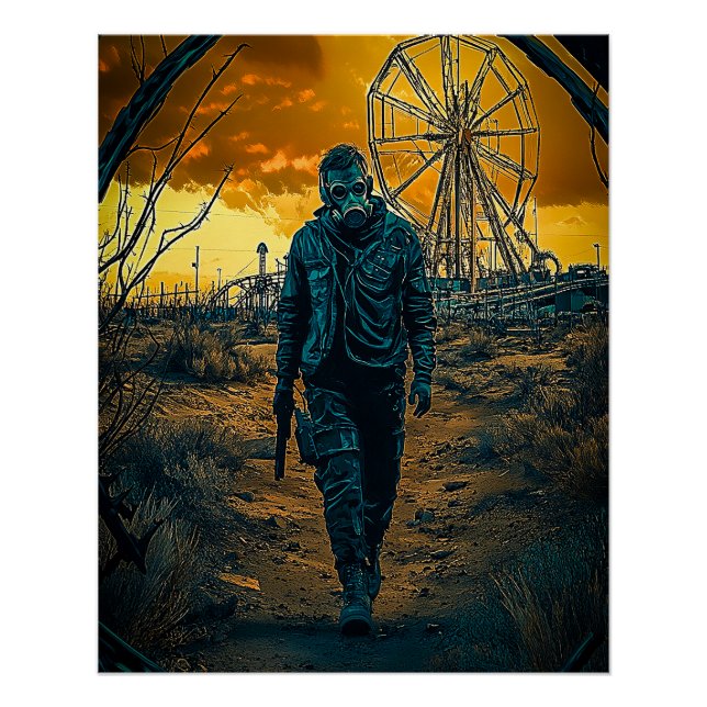 Vergnügungspark Poster (Vorderseite)