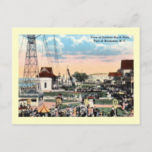 Vergnügungspark, Rochester, New York Vintage Postkarte