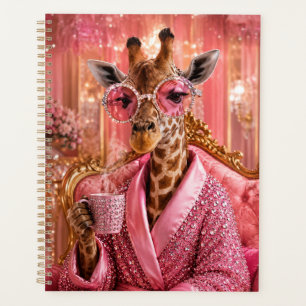Vergoldete Eleganz in Rosa Planer