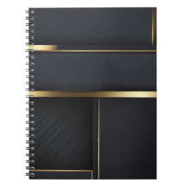 Vergoldete Geometrie Luxus Notizblock