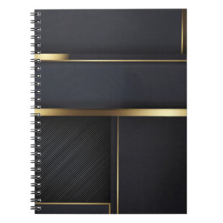 Vergoldete Geometrie Luxus Notizblock