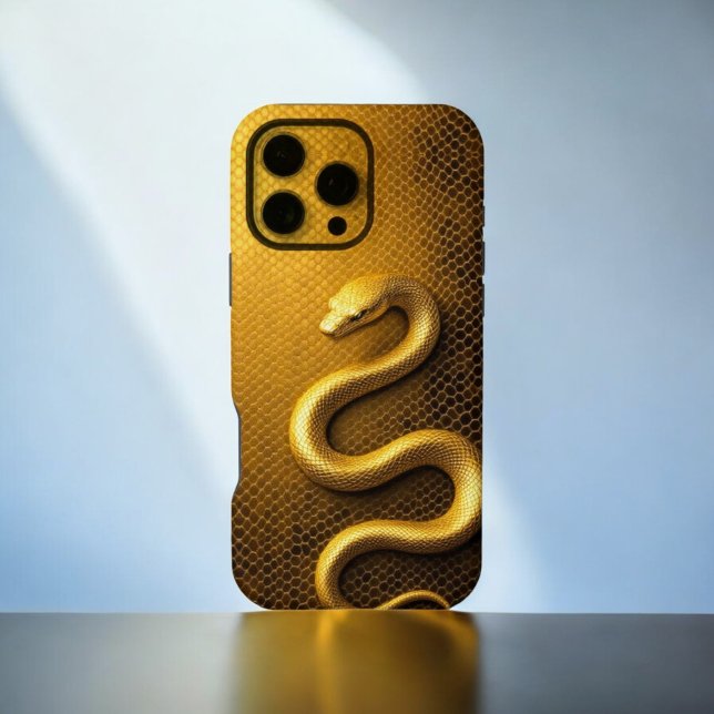 Vergoldete Python iPhone Hülle (Von Creator hochgeladen)